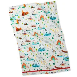 Hallmark Walt Disney World 50th Anniversary Park Attractions Tea Towel -Hallmark popular shop Disney World Park Attractions Dish Towel 1DYG2072 02