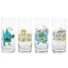 Hallmark Walt Disney World 50th Anniversary Park Attractions Glasses, Set Of 4 -Hallmark popular shop Disney World Park Attractions Drinking Glasses 1DYG2074 01