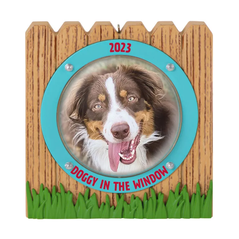Hallmark Doggy In The Window 2023 Photo Frame Ornament 3 Hallmark Doggy In The Window 2023 Photo Frame Ornament