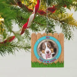 Hallmark Doggy In The Window 2023 Photo Frame Ornament 9 Hallmark Doggy In The Window 2023 Photo Frame Ornament -Hallmark popular shop Doggy in Window Fence Picture Frame Keepsake Ornament 1599QGO2599 02