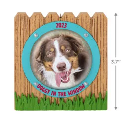 Hallmark Doggy In The Window 2023 Photo Frame Ornament 10 Hallmark Doggy In The Window 2023 Photo Frame Ornament -Hallmark popular shop Doggy in Window Fence Picture Frame Keepsake Ornament 1599QGO2599 03