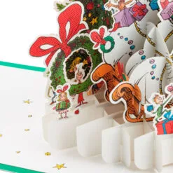 Hallmark Dr. Seuss™ How The Grinch Stole Christmas!™ Wreath 3D Pop-Up Christmas Card -Hallmark popular shop Dr. Seuss Grinch 3D PopUp Christmas Card 1499IXC7132 03