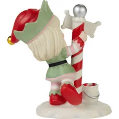 Precious Moments Greetings From The North Pole Elf Figurine, 5.2" 5 Precious Moments Greetings From The North Pole Elf Figurine, 5.2" -Hallmark popular shop Elf Painting North Pole Precious Moments Figurine 231013 02
