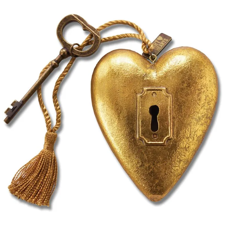 You Are My Sunshine Art Heart Sculpture, 4" 5 You Are My Sunshine Art Heart Sculpture, 4" - Image 3