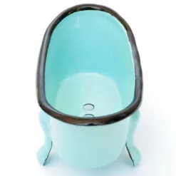Finchberry Blue Metal Farmhouse Bathtub Soap Dish -Hallmark popular shop Finchberry Blue Metal Bathtub Soap Dish 9155BLUE 03