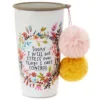 Natural Life Will Not Stress Stainless Steel Pom-Pom Tumbler, 15 Oz. 2 Natural Life Will Not Stress Stainless Steel Pom-Pom Tumbler, 15 Oz. -Hallmark popular shop Floral Will Not Stress Stainless Steel Glass FWB002 01