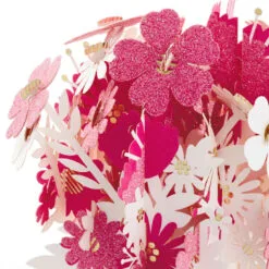 Hallmark Happy Thoughts Flower Bouquet 3D Pop-Up Thinking Of You Card -Hallmark popular shop Flower Bouquet 3D PopUp Thinking of You Card 1299LAD9644 02