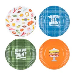 Hallmark Friends Assorted Appetizer Plates, Set Of 4