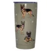 E&S Pets German Shepherd Stainless Steel Tumbler, 20 Oz. -Hallmark popular shop German Shepherds on Tan Stainless Steel Tumbler 11575 01
