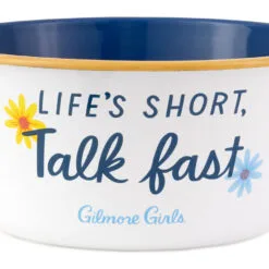 Hallmark Gilmore Girls Life's Short, Talk Fast Popcorn Bowl -Hallmark popular shop Gilmore Girls Lifes Short Talk Fast Popcorn Bowl 1PCL1010 03