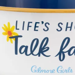 Hallmark Gilmore Girls Life's Short, Talk Fast Popcorn Bowl -Hallmark popular shop Gilmore Girls Lifes Short Talk Fast Popcorn Bowl 1PCL1010 04