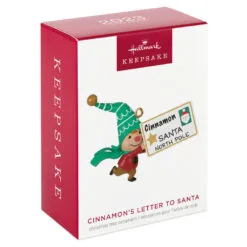 Hallmark Gnome For Christmas Cinnamon's Letter To Santa Ornament -Hallmark popular shop Girl Gnome Letter to Santa Keepsake Ornament 1799QXE3319 04