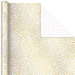 Hallmark Gold And White 6-Pack Holiday Wrapping Paper Assortment, 180 Sq. Ft. 17 Hallmark Gold And White 6-Pack Holiday Wrapping Paper Assortment, 180 Sq. Ft. -Hallmark popular shop Gold and White Christmas Wrapping Paper Assortment 5JXW1086 06