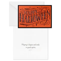 Hallmark Good Spirits Boxed Halloween Cards, Pack Of 40 -Hallmark popular shop Good Spirits Boxed Halloween Cards 5ELT1005 03