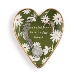 Demdaco Grateful Art Heart Trinket Dish -Hallmark popular shop Grateful Art Heart Trinket Dish 1003480400 03