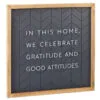 Hallmark Gratitude And Good Attitudes Framed Quote Sign, 12x12 -Hallmark popular shop Gratitude and Good Attitudes Framed Quote Sign 1SNN1050 01