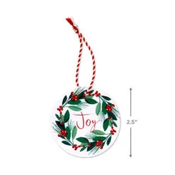 Hallmark 26" Greenery And Berries Christmas Fabric Gift Wrap With Twine And Tag -Hallmark popular shop Greenery and Berries Christmas Fabric Gift Wrap With Tag 5XW2087 05