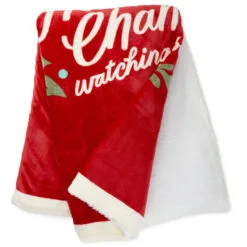 Hallmark Channel Red Oversized Blanket, 60x80 -Hallmark popular shop Hallmark Channel FamilySized Blanket 1XKT3505 03