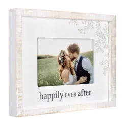 Malden Happily Ever After Rustic White Wood Picture Frame, 4x6 -Hallmark popular shop Happily Ever After White Wood Picture Frame 342846 02