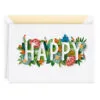 Hallmark Floral Happy Quilled Paper Handmade Birthday Card -Hallmark popular shop Happy and Flowers Quilled Paper Birthday Card for Her 1299LAD2728 01