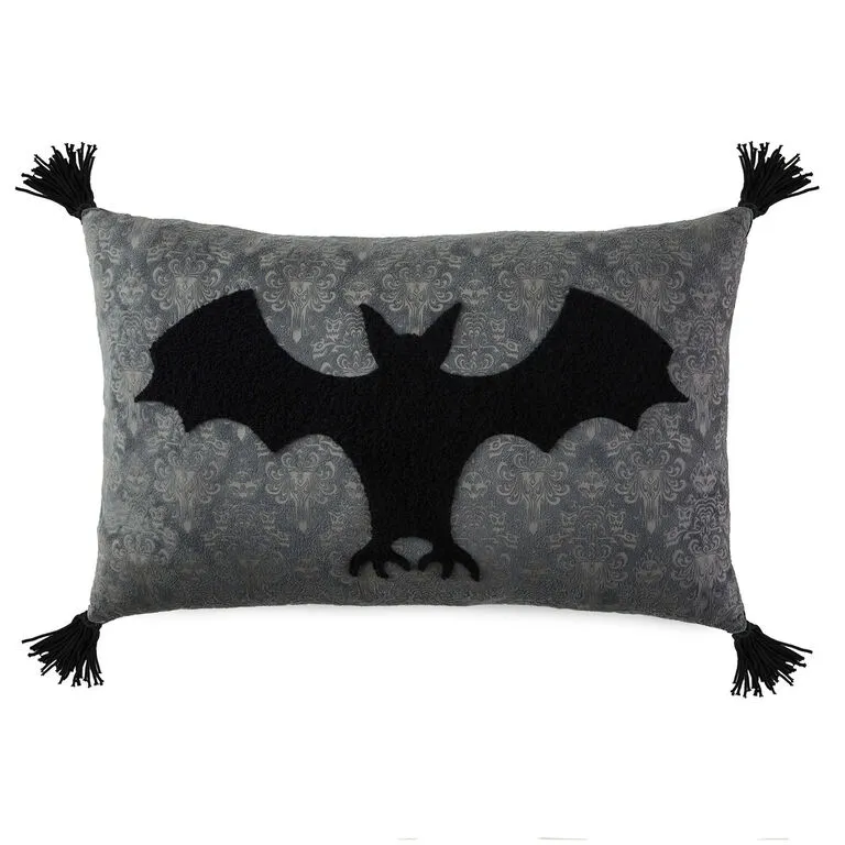 Hallmark Disney The Haunted Mansion Glow-in-the-Dark Bat Pillow, 12x20 3 Hallmark Disney The Haunted Mansion Glow-in-the-Dark Bat Pillow, 12x20