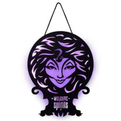Hallmark Disney The Haunted Mansion Madam Leota Lighted Hanging Sign, 11x16 -Hallmark popular shop Haunted Mansion Madame Leota Metal Sign With Light 1HGN1503 04