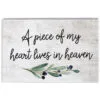 Piece Of My Heart Wood Quote Sign, 5.25" -Hallmark popular shop Heart in Heaven Wood Plaque STR1138 01