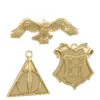 Hallmark Mini Harry Potter™ The Wizarding World™ Metal Ornaments, Set Of 3 2 Hallmark Mini Harry Potter™ The Wizarding World™ Metal Ornaments, Set Of 3 -Hallmark popular shop Hogwarts Crest Owl Deathly Hallows Keepsake Ornaments 2199QXM9249 01