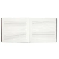 Hallmark Ivory Botanical Pattern Guest Book -Hallmark popular shop Ivory Faux Leather Abstract Leaves Guest Book 1EDY3151 03