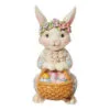 Enesco Jim Shore Pint Bunny With Floral Crown And Basket Figurine, 5" -Hallmark popular shop Jim Shore Bunny With Floral Crown and Basket Figurine 6012443 01