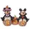 Enesco Jim Shore Disney Mickey Mouse And Minnie Mouse Halloween Figurine, 7.25" -Hallmark popular shop Jim Shore Disney Mickey and Minnie Halloween Figurine 6013052 01