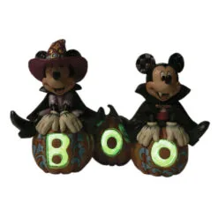 Enesco Jim Shore Disney Mickey Mouse And Minnie Mouse Halloween Figurine, 7.25" -Hallmark popular shop Jim Shore Disney Mickey and Minnie Halloween Figurine 6013052 02