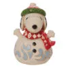 Enesco Jim Shore Peanuts Mini Snoopy Snowman Figurine, 3.5" 2 Enesco Jim Shore Peanuts Mini Snoopy Snowman Figurine, 3.5" -Hallmark popular shop Jim Shore Peanuts Mini Snoopy Snowman Figurine 6010326 01