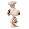 Enesco Jim Shore Peanuts Mini Snoopy Chef Figurine, 4"