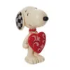 Enesco Jim Shore Peanuts Snoopy Wearing Heart Sign Mini Figurine, 3" -Hallmark popular shop Jim Shore Peanuts Snoopy Mini Figurine 6011953 01