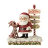 Enesco Jim Shore Rudolph, Santa And North Pole Sign Figurine, 7.68" -Hallmark popular shop Jim Shore Rudolph Santa North Pole Sign Figurine 6012715 01