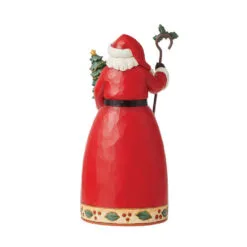 Enesco Jim Shore Highland Glen Santa With Tree And Staff Figurine, 9.25" -Hallmark popular shop Jim Shore Santa Carrying Christmas Tree Figurine 6012864 02