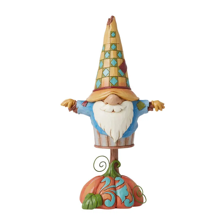 Enesco Jim Shore Harvest Scarecrow Gnome Figurine, 8.25" 3 Enesco Jim Shore Harvest Scarecrow Gnome Figurine, 8.25"