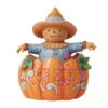 Enesco Jim Shore Scarecrow Inside A Pumpkin Figurine, 3.58" -Hallmark popular shop Jim Shore Scarecrow Inside a Pumpkin Figurine 6012759 01