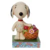 Enesco Jim Shore Peanuts Snoopy Basket Of Tulips Figurine, 4.9" -Hallmark popular shop Jim Shore Snoopy Basket of Tulips Figurine 6011946 01
