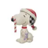 Enesco Jim Shore Peanuts Snoopy With Candy Cane Mini Figurine, 2.75" -Hallmark popular shop Jim Shore Snoopy Glitter Candy Cane Mini Figurine 6013048 01