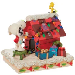 Enesco Jim Shore Peanuts Snoopy With Woodstock Decorating Dog House, 4.8" 5 Enesco Jim Shore Peanuts Snoopy With Woodstock Decorating Dog House, 4.8" -Hallmark popular shop Jim Shore Snoopy With Woodstock Decorating Dog House 6010322 02