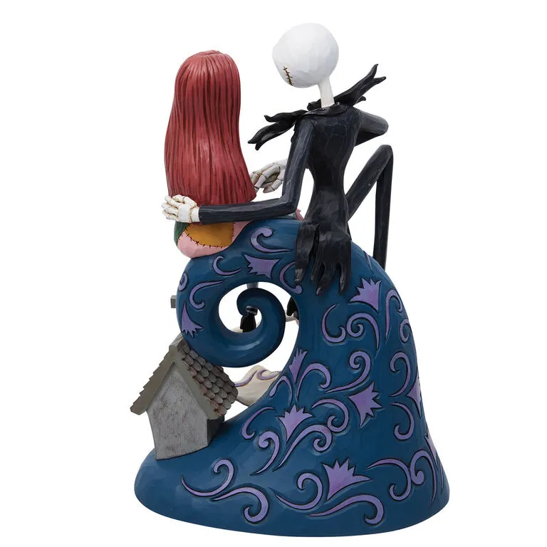 Enesco Jim Shore The Nightmare Before Christmas Jack And Sally On Hill Figurine, 8" 4 Enesco Jim Shore The Nightmare Before Christmas Jack And Sally On Hill Figurine, 8" - Image 2