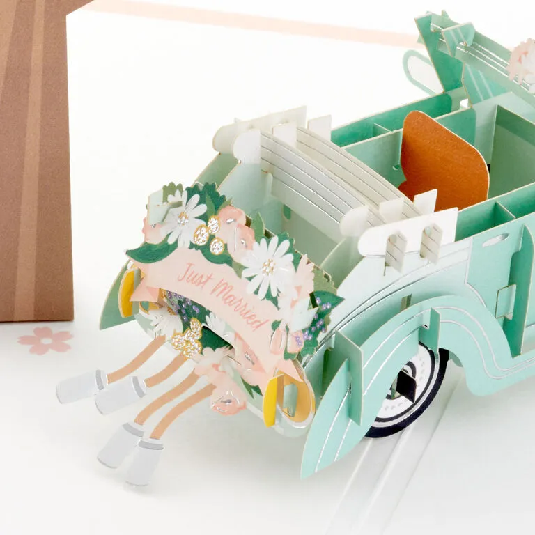 Hallmark Best Wishes For The Road Ahead 3D Pop-Up Wedding Card 7 Hallmark Best Wishes For The Road Ahead 3D Pop-Up Wedding Card - Image 5