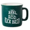 Hallmark Kick Bass Ceramic Mug, 15 Oz. 1 Hallmark Kick Bass Ceramic Mug, 15 Oz. -Hallmark popular shop Kick Bass Fishing Puns Mug 1BRW3235 01