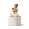 Willow Tree Kindness Girl With Cat Figurine Keepsake Box -Hallmark popular shop Kindness Girl Figurine Keepsake Box 28178 01