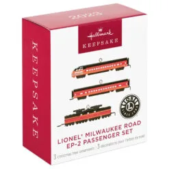 Hallmark Mini Lionel® Milwaukee Road EP-2 Passenger Ornaments, Set Of 3 12 Hallmark Mini Lionel® Milwaukee Road EP-2 Passenger Ornaments, Set Of 3 -Hallmark popular shop Lionel Trains Milwaukee Road Cars Keepsake Ornaments 2299QXM9287 04