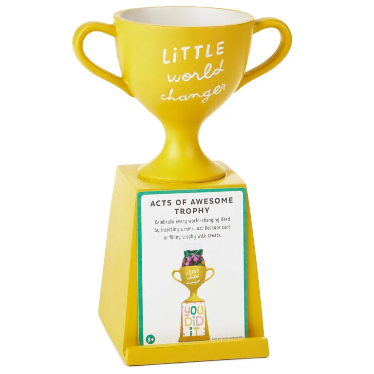 Hallmark Little World Changers™ Acts Of Awesome Trophy, 7" 3 Hallmark Little World Changers™ Acts Of Awesome Trophy, 7"