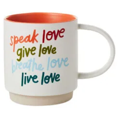 Hallmark Live Love Mug, 16 Oz.
