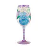 Lolita Best Grandma Ever Handpainted Wine Glass, 15 Oz. -Hallmark popular shop Lolita Best Grandma Wine Glass 6010658 01
